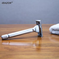 Afeitadora De Seguridad De Doble Hoja iRAZOR Para Hombres Con Estilo Mariposa Y 10 Hojas Originales Corte De Pelo Y Afeitado - details 1