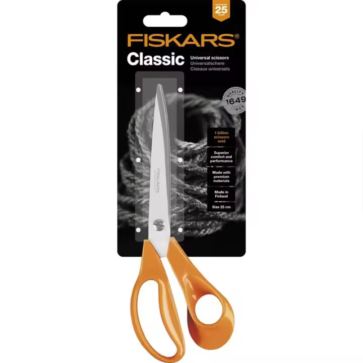 Fiskars Tijeras Universal Premium 25 Cm Plateado - 1