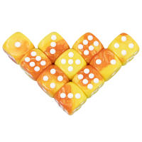16mm D6 Azul Y Rojo Dados De Ajedrez De Acrílico Para Juegos De Mesa RPG DND Cubo De Dos Colores Esquinas Redondeadas Accesorios Para Clubes Y Fiestas En Barra - details 3