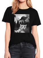 Camiseta De Cuello Redondo Para Hombre Con Estampado De Gato Y Oso De La Luna Manga Corta Transpirable Ligera Absorbedor De Humedad Estilo Casual Primavera Verano Unisex - details 8