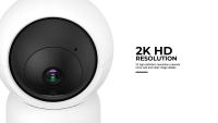 Cámara IP Havit IPC30 Smart 360° 2K con Visión Nocturna, WiFi, Detección de Movimiento AI, Audio Bidireccional, Compatible con TUYA, Google Assistant y Alexa, Soporte Micro SD 128GB, Resolución 3MP, WDR, Infrarrojo 940nm, Adaptador de Corriente Incluido. - details 1