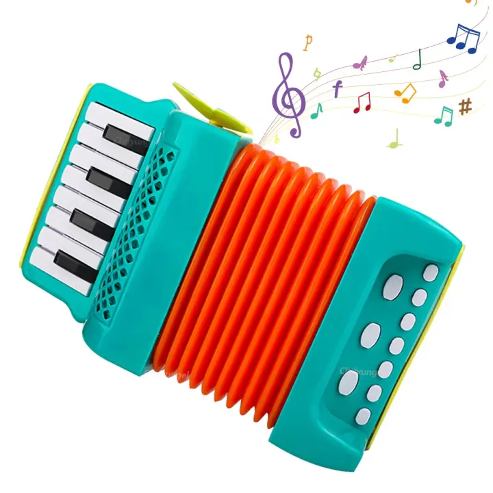 Instrumento Musical Acordeón Para Niños Juguete Educativo Interactivo Para Interior Y Exterior Regalo Para Niñas Y Niños De 3-6 Años - 1