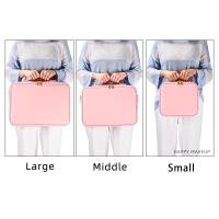 Nueva Bolsa De Maquillaje Para Mujer De Cuero PU Impermeable Gran Capacidad De Almacenamiento Estuche De Viaje Para Cosméticos - details 2