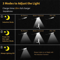 Lámpara Solar Exterior 6000K Con 3 Modos De Luz Impermeable Sensor De Movimiento RIR Para Jardín Patio Camino Jardín - details 2