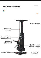 Herramienta De Elevación De Tornillo Dual Propósito Herramienta De Soporte Telescopio Ajustador De Altura Para Tablero De Drywall Y Azulejos Herramienta Para Decoración Del Hogar - details 1