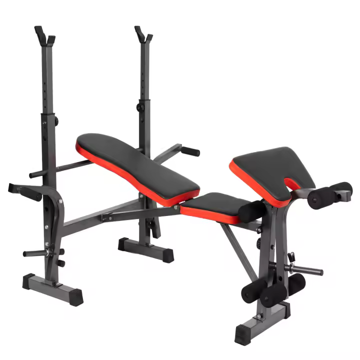 ALLINLIFE Banco Musculacion Plegable Banco De Entrenamiento Banco De Pesas Y Abdominales Resistente Banca Gimnasio En Casa Carga Máxima De 300 Kg - 1