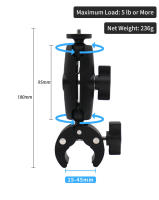 Adaptador De Doble Cabeza De Bola Con Tornillo Para Cámara De Acción Insta360 GoPro Montura Super Clamp Con Cabeza De Bola De 360° - details 7