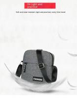 Bolso De Hombro De Nylon Para Hombre Color Sólido Bolso Cruzado Casual Y Moda Retro Estilo Europeo Y Americano - details 4