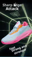 Zapatos De Baloncesto Profesionales Para Hombres Y Mujeres Antideslizantes Y Antichoque Rebound Combat Estudiantes 2024 Otoño Nuevo - details 1