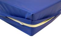 Funda de colchon cama de 90 cms impermeable, ignifuga, lavable, con cremallera y solapa, especial geriatria o residencias, medida 90x190x15 - details 0