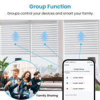 Cortina Inteligente Tuya Rollo Shutter Estándar US 120 Control Remoto Motorización Tiempo De Ejecución Google Assistant Alexa - details 5