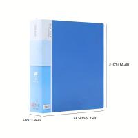 Carpeta De Datos A4 Con 100 Hojas Carpeta Multicapa Para Almacenamiento De Papel Estudiantes Carpeta De Facturas Música - details 4
