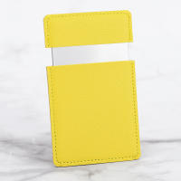 Espejo De Maquillaje Ultrafino De Acero Inoxidable Resistente a Golpes Con Funda De Cuero PU Portátil Para Carteles - details 5