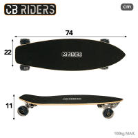 CB Riders - Monopatín madera 4 ruedas con base antideslizante - details 3