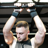 Paquete De 1 Par De Apoyabrazos Para Levantamiento De Pesas Con Agarre Máximo Soporte De Entrenamiento De Fuerza Para Pull up Y Deadlift Material De Poliéster Y Acero - details 5