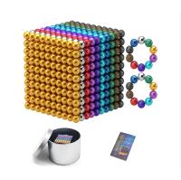 Bolas magnéticas - Azul Cielo mate Juego de (3mm) 1000 Bolas mágicas coloridas Juego de escritorio Divertida para aliviar el estreno para adultos -esferas magnéticas- Mashable Smashable Buildable, juguetes para niños, regalo de Navidad - details 1