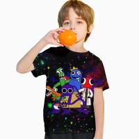 Camiseta De Verano Para Niños Con Estampado 3D De Amigos Arcoíris Moda Ropa Infantil Cómoda Impermeable Transpirable Para Primavera Otoño Invierno Unisex - details 1