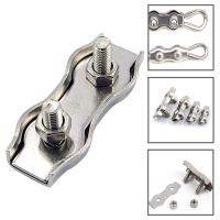 5Pcs Clip De Tornillo Para Cable De Acero Inoxidable M2-M5 Simplex 1/2-Post Calizador De Cuerda Simple Para Metalworking - details 9