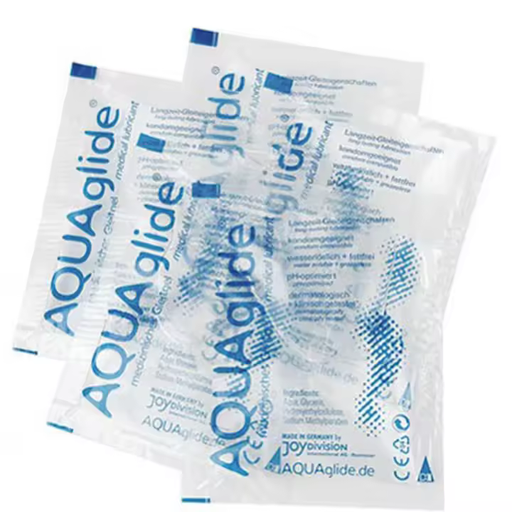 JOYDIVISION  Aquaglide Lubricante Monodosis Anal y Vaginal Base Agua 50 Unidades de 3ml - 1