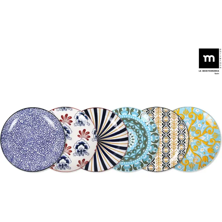 La Mediterránea - Fuente Redonda Estilo Japonés 20cm (1 unidad) Gama Kyomi - Práctica, Versátil y Elegante - 1
