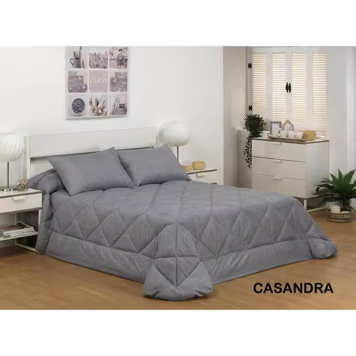 Novotextil Edredón Reversible de Invierno Estampado Súper Cálido Acogedor Maor Confort Ideal Climas Fríos Diseño Elegante Moderno Perfecto Dormitorios de Invierno Material de Alta Calidad Relleno de Alta Densidad Mantener el Calor Suave - 1