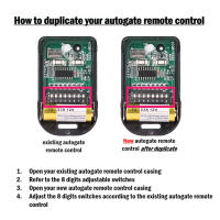 Control Remoto Inteligente Copia 8 Canales 433Mhz 330mhz Código Fijo 2 CH Duplicador Para Sistema De Puerta De Garaje Y Alarmas - details 3
