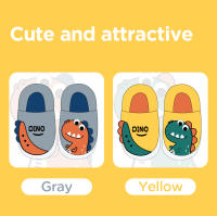 Zapatillas De Algodón Para Niños Con Bordado De Dinosaurio Antideslizantes Y Suela Suave Para Interior Invierno Unisex - details 2