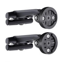 Soporte De Luz Trasera Para Sillín De Bicicleta 1/2Pcs Montaje En Barra De Sillín Antideslizante Para Garmin Varia Radar/Cámara De Acción Negro Aluminio ABS - details 7