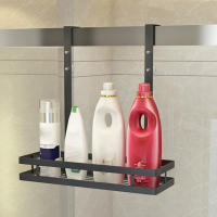 Caddy De Ducha De Acero Inoxidable Organizador De Baño Estante De Almacenamiento Para Shampoo Soporte De Repisa Colgante Sin Clavos Para El Baño - details 4