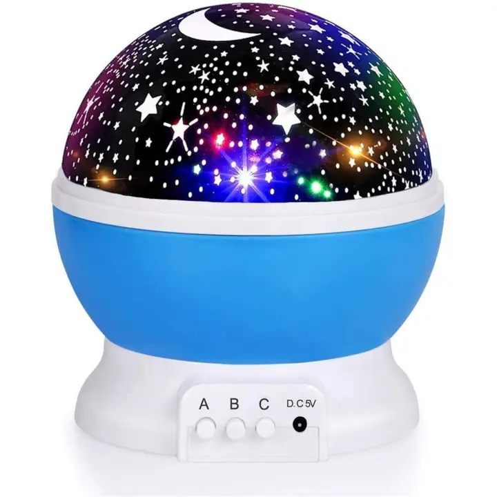 Kids Night Light Nebula Star Projector LED Color Changing USB/Battery Power Baby Girl Boy Children Romantic Night Lamp Gifts - 1