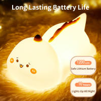 Lámpara Nocturna De Silicona Dinosaurio Luz De Noche Animal Toque Sensor Para Dormitorio Decoración De Camping Regalo De Cumpleaños Para Niñas Y Niños - details 5