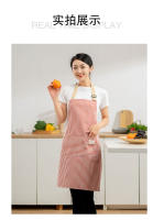 Delantal De Lino Estampado Japonés Sin Mangas Con Ajuste En El Cuello Para Cocina Jardín Uso Doméstico Resistente Al Desgaste - details 25