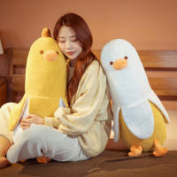 Nuevos Juguetes De Peluche Creativos De Banano Pato 50/70cm Almohada Suave De Algodón Para Decoración De Casa Regalo Para Niñas - details 15