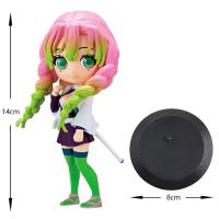 Figura De Anime Demon Slayer 13-15cm Nezuko Tanjirou Zenitsu Inosuke Kyoujurou Giyuu Qposket PVC Juguete Modelo Para Niños Regalo - details 6
