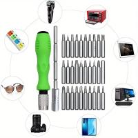 Kit De Destornilladores Magnéticos 32-en-1 Set De Precisión Mini Para Mantenimiento De Teléfonos Móviles IPad Cámara - details 6