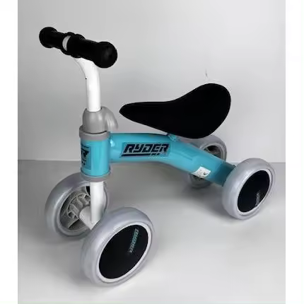 Bicicleta sin pedales My first Ryder de 4 ruedas Rosa/Azul (5200 -5201) Correpasillos ligero y resistente. Con sillín acolchados.  Correpasillos muy resistente. A partir de 18 meses.  Usable y bonito. Calidad a buen precio. - 1