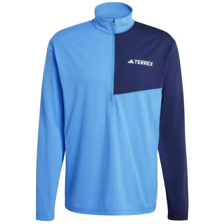 Camiseta De Manga Larga Adidas modelo Camiseta adidas Terrex Multi Climacool Half Zip manga larga azul para Hombre en color Azul - 1