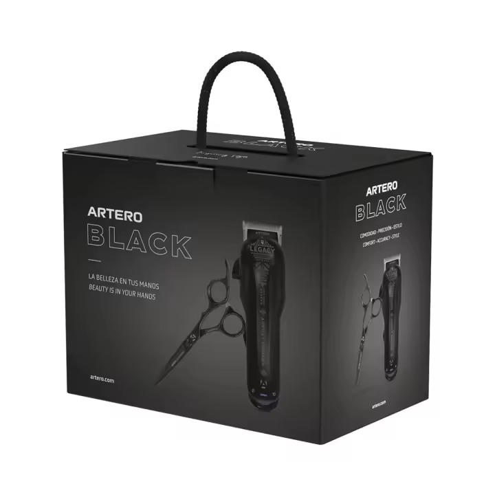 Artero Pack Black - Tijera Profesional PVD Hipoalergénica - 1