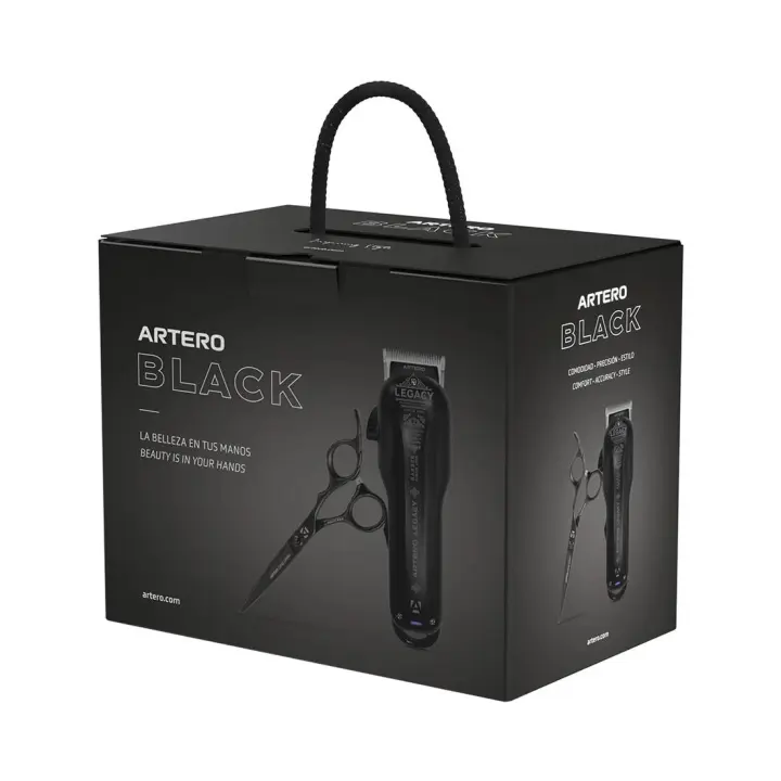 Artero Pack Black - Tijera Profesional PVD Hipoalergénica - 1