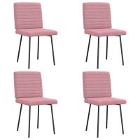 vidaXL Sillas de comedor 4 unidades terciopelo en color Verde oscuro/Azul/Rojo vino tinto y más | cómodas modernas ergonómicas para comedor cocina salón hogar - details 5