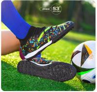 Zapatos De Fútbol FG/TF Para Hombres Y Mujeres Antideslizantes Duraderos Entrenamiento Al Aire Libre Microfibra - details 18