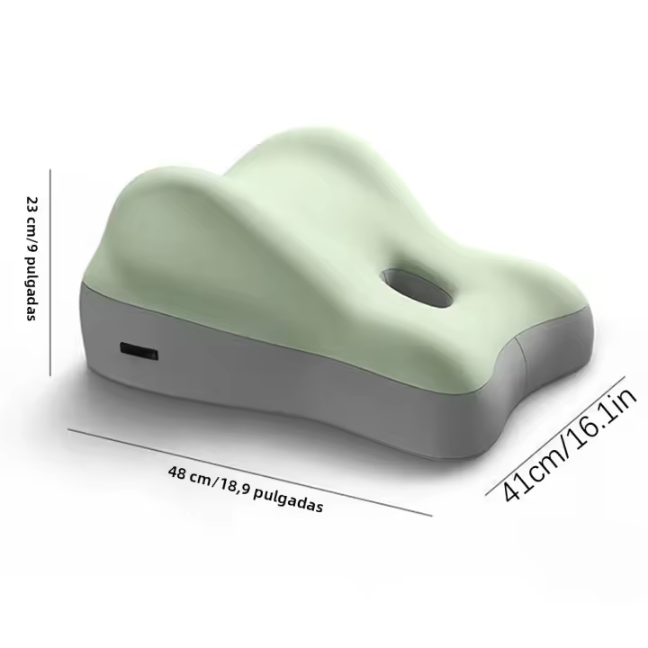 Cojín De La Cintura Ergonómico Para Adultos Almohada De Soporte Para Caminar Y Levantar Glúteos Almohada De Abdomen Cojín De Espalda Para Coche - 1
