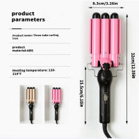 Rizador De Cabello Profesional De Cerámica Tridimensional Ondulador Estiloizador Herramienta De Cabello Tamaño 16-20 Mm Tourmaline Cerámica - details 10