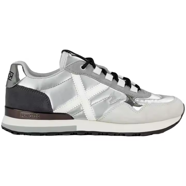 Zapatillas marca Munich modelo 8816052 para unisex en color plata - 1