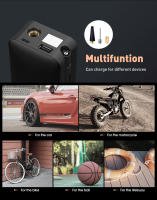 CARSUN Inflador De Neumáticos De Aire Recargable Portátil Compresor Digital Sin Cable Para Coche Motocicleta Bicicleta Balones - details 9