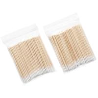 100/300/500Pcs Sticks De Limpieza Para Tatuaje Accesorios De Manicura Detalle Corrector De Tatuaje Material De Algodón Y Madera - details 2