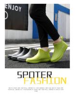 Botas De Lluvia Térmicas Para Hombre Con Peluche Antideslizantes Impermeables De Bajo Talle Para Cocina Lavado De Coche Pesca - details 11