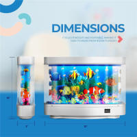 Lámpara Decorativa De Acuario Tropical Artificial Luz Nocturna De Ambiente Oceánico Sensory Mesa Iluminación De Ambiente - details 3