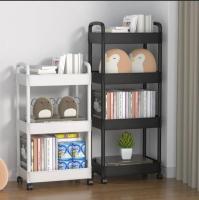 Carro De Almacenamiento Móvil Con Ruedas Organizador De Cocina Para Snacks En El Dormitorio Y Sala De Estar Estante Multicapa De Plástico Para El Hogar - details 16
