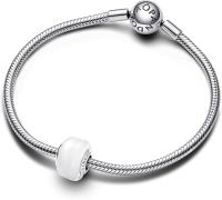 Pandora Momentos Dije de Plata de Lei con Cristal de Murano, Viene con el embalaje de Caja De Regno original. - details 1